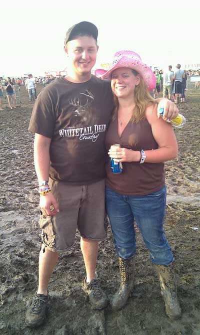 Megan and Zach Muddy Country USA