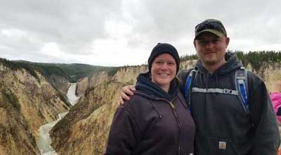 Megan and Zach in South Dakota
