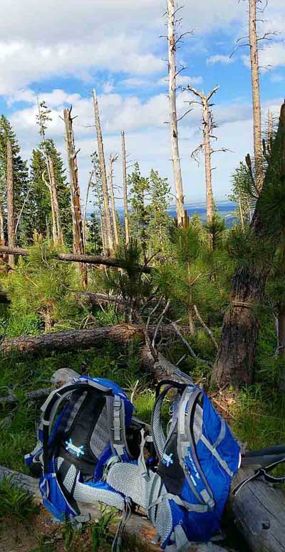 Backpacks on Ground in South Dakota